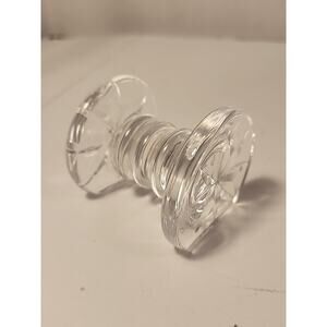 Vtg Waterford Crystal Signed Knife Rest Quality Prismatic Glass 3 Ring Starburst